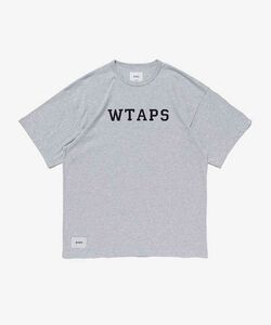 新品 正規 WTAPS ACADEMY SS COTTON COLLEGE ASH GREY 241ATDT-CSM21 [XLサイズ] /ダブルタップス/Tシャツ/ロゴ/グレー/Supreme