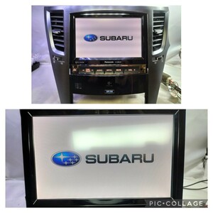 パネル付 スバル純正OP CN-L880LEDFA レガシィ BR BM HDDナビ 2014年データ CD/DVD/SD/USB/Bluetooth カーナビ Panasonic 0122