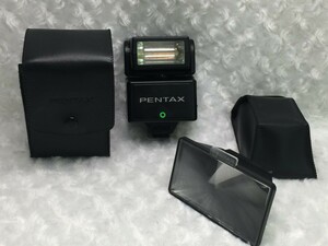 ASAHI PENTAX AF280T アサヒペンタックス オートストロボ テレアダプターセット ケース有 現状品 ／ 05-00899