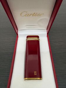 ★1,000円スタート★ Cartier カルティエ トリニティ ライター ボルドー 喫煙具 喫煙グッズ 着火未確認