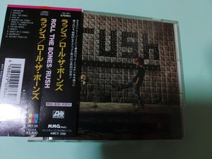 ♪♪　美品　ラッシュ　RUSH 「ロール・ザ・ボーンズ」　国内盤　帯付き　　♪♪