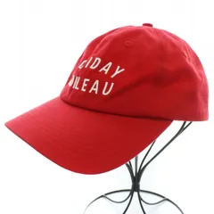 ホリデイボワロ HOLIDAY BOILEAU THE FUN CAP キャップ 野球帽 帽子 ロゴ 刺繍 赤 レッド 1359-343-1286 /TK ■OF ■SH