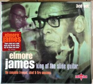 ★極稀3CD ペーパーBox★Elmore James Complete fire trumpet chief エルモア ジェイムス ジェームス ファイア チーフ トランペット 完全版