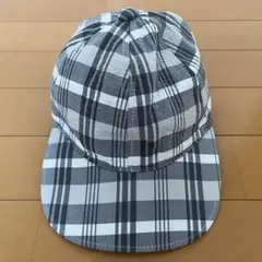 トムブラウン チェック柄 キャップ グレー THOM BROWNE