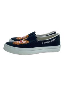 A BATHING APE◆ローカットスニーカー/26cm/BLK/キャンバス/スリッポン//