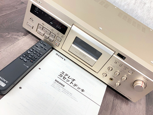 ■SONY TC-KA3ES カセットデッキ リモコン・取扱説明書 ソニー■