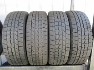 ★☆185/60R15 84Q ダンロップ WINTER MAXX WM02 スタッドレス 2021年製 4本 送料込 T37500227☆★インボイス領収書発行可能