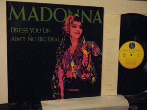 ▲12インチ MADONNA マドンナ / DRESS YOU UP （B: AIN