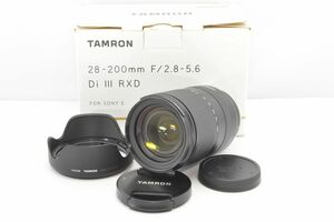 美品★TAMRON タムロン 28-200mm F/2.8-5.6 Di III RXD A071 ソニー SONY Eマウント 高倍率ズームレンズ★元箱付き R2456