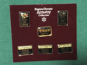 ★☆1998 長野オリンピック AMWAY ピンバッジ セット☆★