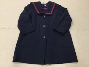 S331 中古品【幼稚園 制服】ジャケット /ネイビーxレッド/Seagull/幼児/園児/キンダー制服/通園/