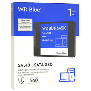 Western Digital製 SSD WD Blue SA510 SATA WDS100T3B0A-EC 1TB [管理:1000029528]