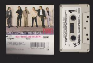 HUEY LUWIS AND THE NEWS FORE!★希少カセットテープ★写真が全てです。【出品整理番号:240207★MATCHBOX】