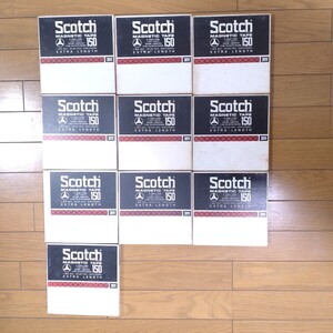 オープンリールテープ スコッチ Scotch 3M MAGNETIC TAPE 150-549 計10本