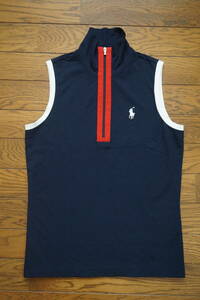 新品　◇　RALPH　LAUREN　GOLF　ラルフローレン　◇　ハーフジップ　ノースリーブ　シャツ　◇　size S　