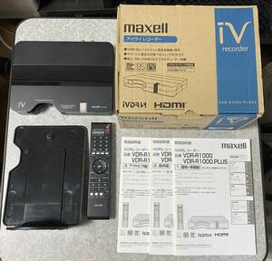 ■【動作未確認】maxell マクセル iVDR レコーダー 地上デジタル/BS/CSチューナー VDR-R1000 ■