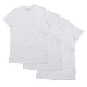 Tシャツ 3枚セット メンズ 丸首 クルーネック ホワイト Ｌサイズ DIESEL ディーゼル SPDG/AALW 3PK/8066