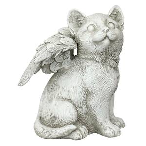 愛する友人 メモリアルペット 猫(ネコ) 彫像 彫刻/ 猫のお墓 エンジェル 追憶 記念碑 回想 お祝い 記念品 プレゼント 贈り物 （輸入品