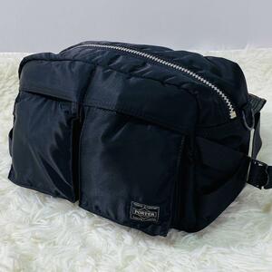 未使用 PORTER タンカー ナイロン ウエストバッグ ボディバッグ 日本製 Porter Tanker Waist Bag ポーター ブラック メンズ