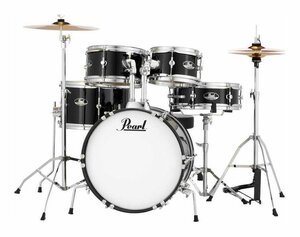 即決◆新品◆送料無料Pearl RSJ465/C No.31 Jet Black Roadshow Jr. 超小口径 子供用 ドラムセット