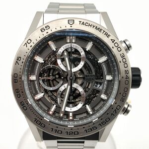 タグホイヤー　カレラ　キャリバー　ホイヤー01　CAR2A8A.BF0707　チタン　オートマチック　腕時計　TAG HEUER ◆3109/宮竹店