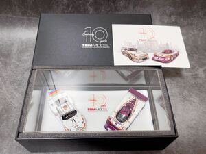 TSM MODEL 1/43 PORSCHE 935K3 APPLE Silk Cut Jaguar XJR9 ANNIVERSARY SET ポルシェ　ジャガー　★デカール付き　関: EXOTO 1/18 京商