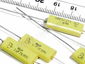 【製作・修理】0.1uF、630V、チューブラ・コンデンサー　４個で