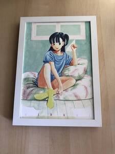 kj ★額装品 ★ 江口寿史 ストップひばりくん B5サイズ額入り ポスター風デザイン 貴重イラスト 漫画 16