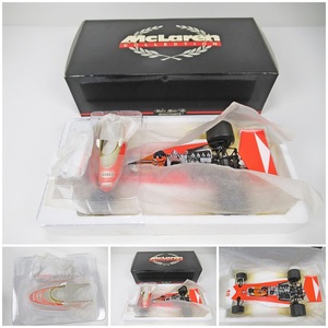 ◆[B137]未使用品　ミニチャンプス　1/18　McLaren　マクラーレンM23 ビルヌーブ1977　