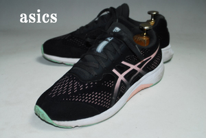 DSC7217/期間限定！早い者勝ち！アシックス/ASICS/レーザービーム/黒/23.5㎝/ロー/US5/口コミ高評価！圧巻の存在感！注目の１足！