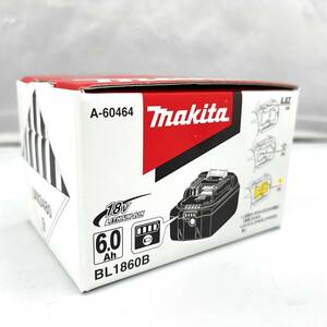 □■0614　makita　マキタ　純正品　BL1860B　6.0Ah　18v　バッテリー　ほぼ未使用品