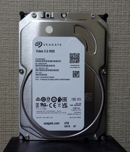 ■未使用品■SEAGATE製 AVコマンド対応HDD 4TB ST4000VM005