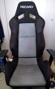 【直接引き取り歓迎】RECARO レカロ SR-7 ASM限定モデル ブラック 黒 赤ステッチ 