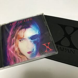 初回限定盤 ブックレット付き X JAPAN ART OF LIFE CD YOSHIKI TAIJI Toshl hide PATA Heath sugizo xjapan エックス ジャパメタ 