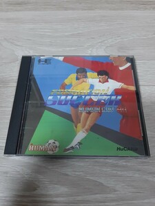 ★☆PCエンジンHuカードソフト　フォーメーションサッカー ヒューマンカップ’90 ☆★