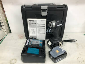 未使用中古品 電動工具 makita マキタ 18V充電式インパクトドライバ ブラック TD173DRGXB バッテリー付. ITR3H98FFUDE