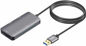 定価4620 高速USB 3.0 5-in-1 5in1カードリーダーはCF / SD/マイクロSD / TFカード 80cm USBインターフェイス 5 in 1