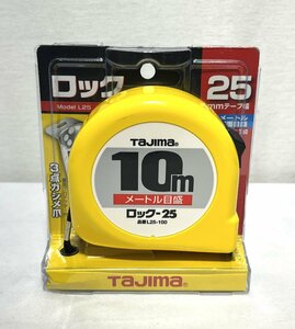 ▽TAJIMA タジマ ロック 25 10m メートル目盛 L25100BL 未使用▽011288