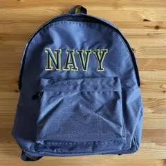 マックハウス　NAVY ネイビー　リュック　デニム調　青　ブルー　キッズ