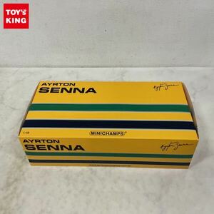 1円〜 ミニチャンプス 1/18 McLaren ホンダ MP4/4 Ayrton Senna World Champion 1988