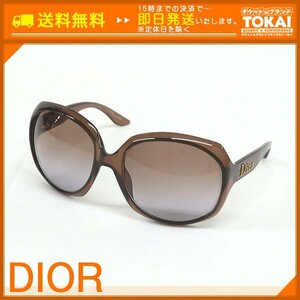 ★JL25 [送料無料/中古品] ディオール Christian Dior サングラス グロッシー DIOR GLOSSY 1 KDCQR 62□20 125 ブラウン