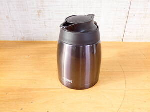 ◇美品！ THERMOS サーモス ステンレスポット TTB-1000 ダークブラウン(DBW) 1L 1000cc 卓上ポット 保温 保冷＠60