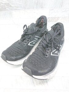 ◇ Θ NEW BALANCE M1080B12 幅広　ランニング スニーカー　シューズ サイズ26.0ｃｍ　4E ブラック メンズ P