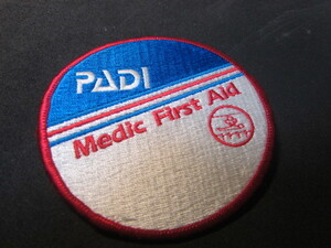 PADI Medic First Aid 刺繍仕様バッジ？