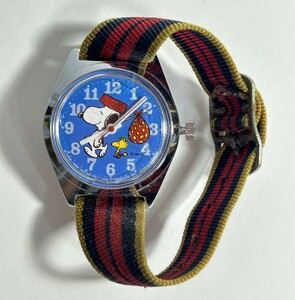 ▲当時物 アンティーク▲SNOOPY スヌーピー シチズン CITIZEN▲縦14cm横3cm送60▲ヴィンテージ 手巻き 腕時計 キャラクター ウォッチ