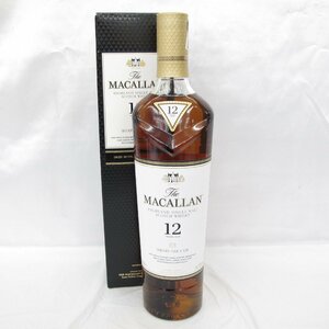 1円～【未開栓】The MACALLAN ザ・マッカラン 12年 シェリーオーク ウイスキー 700ml 40% 箱付 907345463 0727