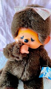 昭和レトロ セキグチ 当時物 モンチッチ monchhichi おねむ スリープアイ ぬいぐるみ 箱付 1974 sekiguchi ヴィンテージ ラバーフェイス