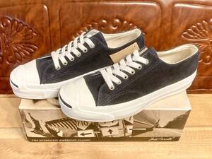 ★☆希少レア!converse JACK PURCELL SUEDE ネイビー 4.5 23.5cm コンバース ジャックパーセル スエード 紺 デッド ビンテージ 247☆★