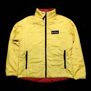 WILDTHINGS/Reversible Primaloft Jacket/Made in USA/Medium/Yellow&Red/ワイルドシングス/リバーシブルプリマロフト中綿ジャケット