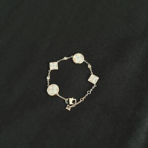 1円〜美品/LOUISVUITTON/ルイヴィトン/ブレスレット ／ブロッサム/マザーズオブパール/ゴールド/ダイヤ/刻印あり／希少品